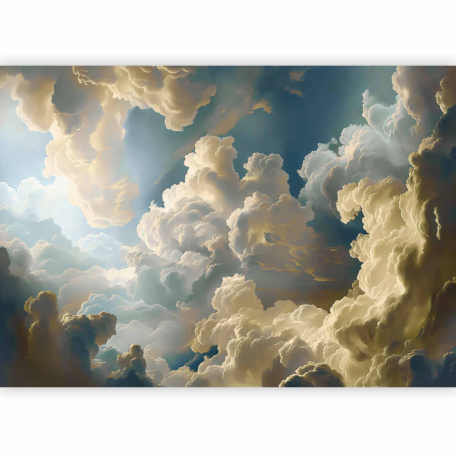 Clouds Wallpaper Wall Mural - Sun and Shadows