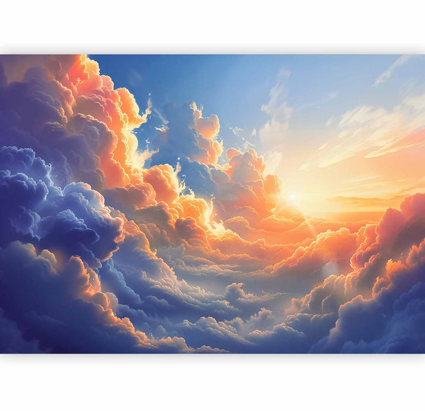 Nature Wallpaper Wall Mural - Sunset in The Clouds