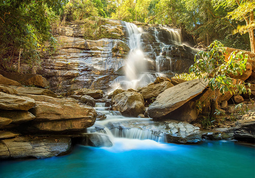 Landscape Wallpaper Wall Mural - Waterfall in Thailand