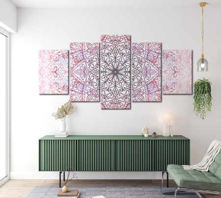 Mandala Canvas Wall Art - Ethnic Perfection - 5 Pieces