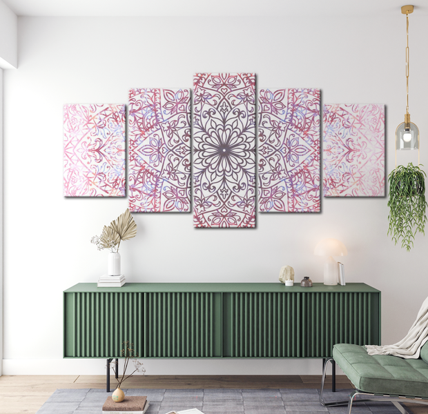 Mandala Canvas Wall Art - Ethnic Perfection - 5 Pieces