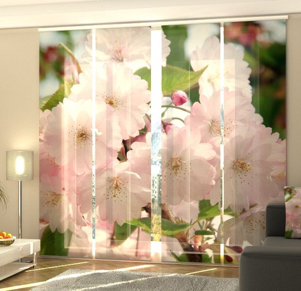 Set of 4 Panel Track Blinds - Aroma of Spring