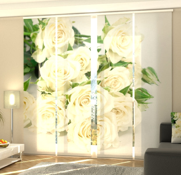 Set of 4 Panel Track Blinds - Beautiful Marquis