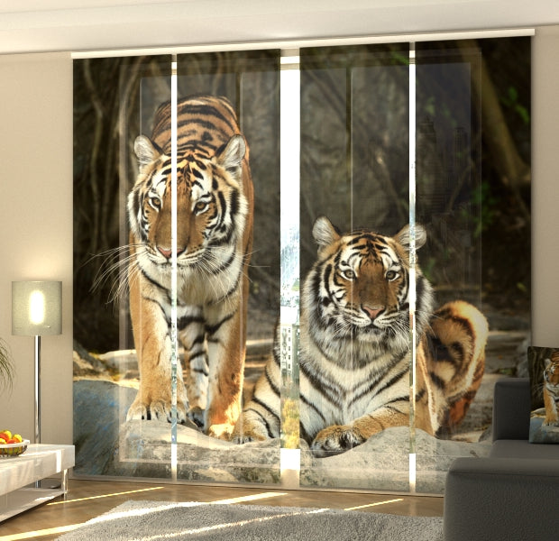 Set of 4 Panel Track Blinds - Charisma