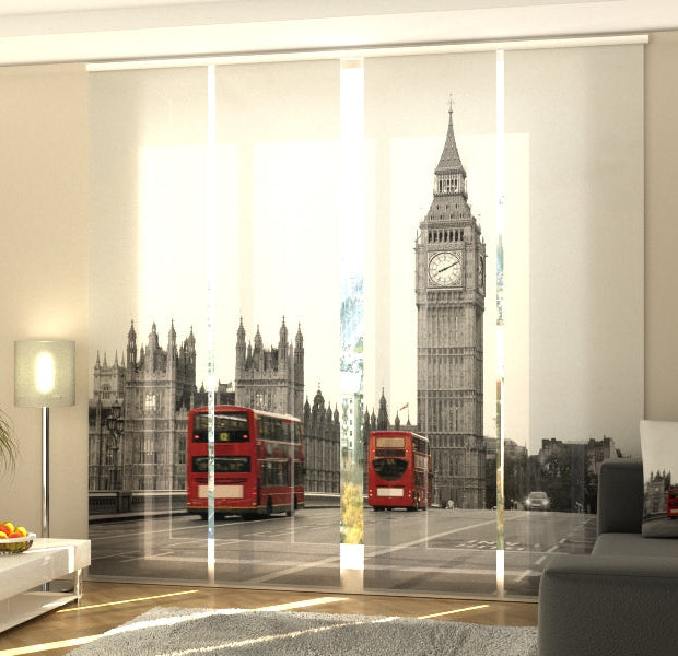 Set of 4 Panel Track Blinds - Just London