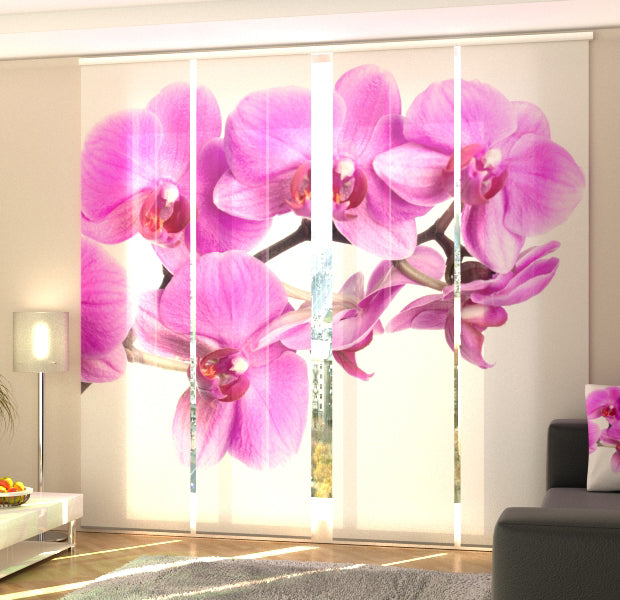 Set of 4 Panel Track Blinds - Crimson Happiness