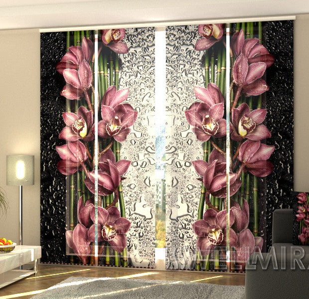 Set of 4 Panel Track Blinds - Drop of Beauty