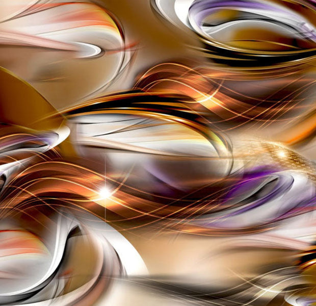 Peel & Stick Abstract Wall Mural - Amber Sea