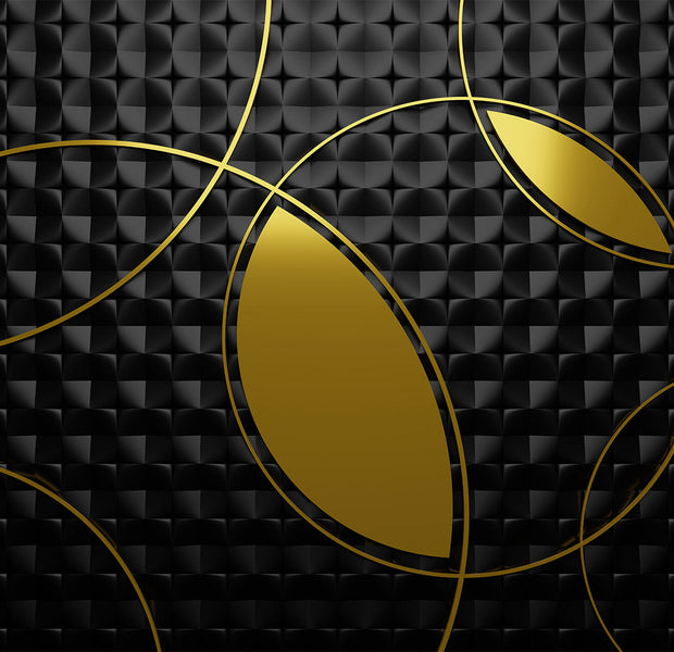 Peel & Stick Abstract Wall Mural - Gilding Zones