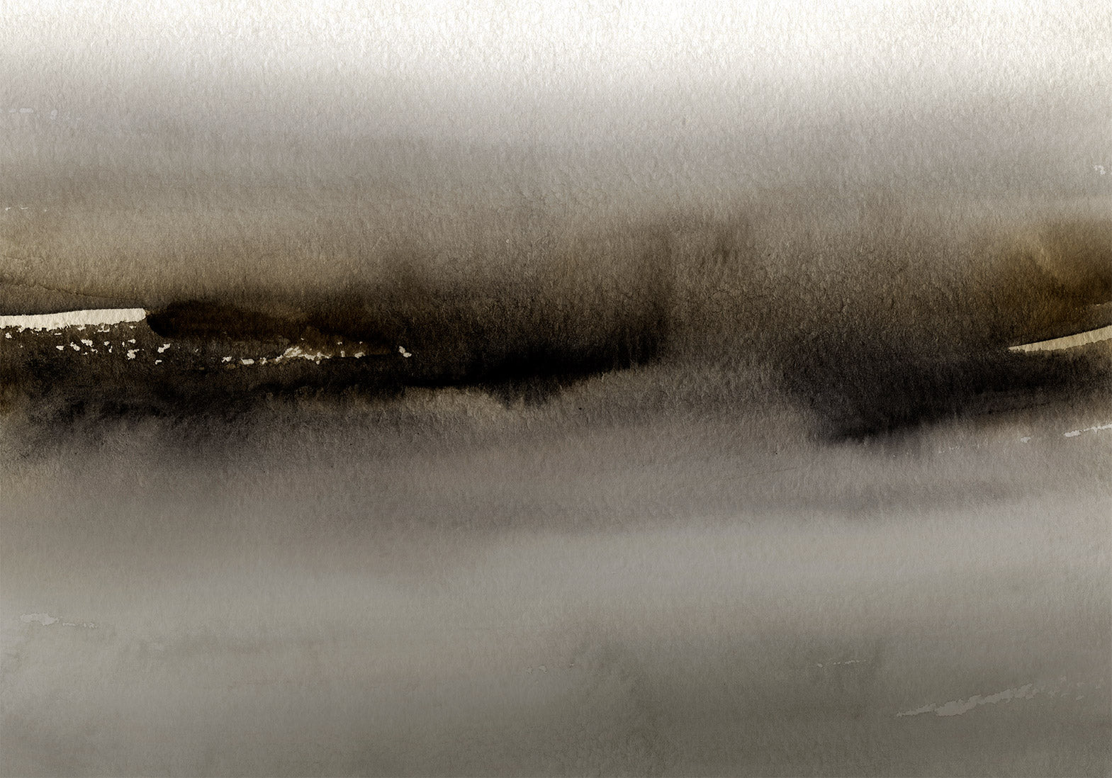 Peel & Stick Abstract Wall Mural - Modern Watercolor Art