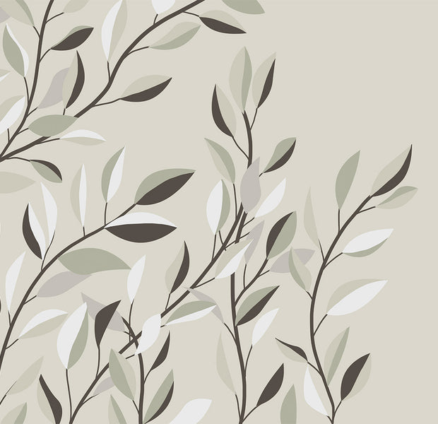 Peel & Stick Botanical Wall Mural - Climbing Leaves