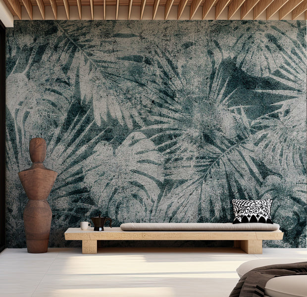 Peel & Stick Botanical Wall Mural - Exotic Jungle Nature 38"Wx27"H