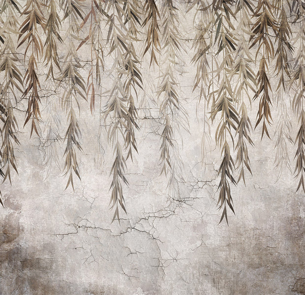 Peel & Stick Botanical Wall Mural - Hanging Leaves on a String