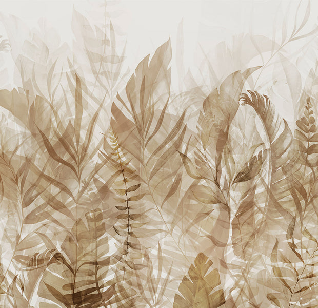 Peel & Stick Botanical Wall Mural - Magic Grove Brown
