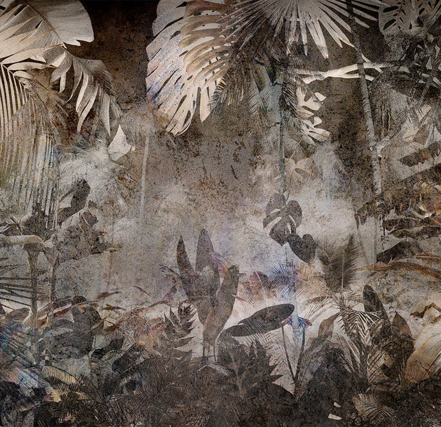 Peel & Stick Botanical Wall Mural - Mysterious Jungle
