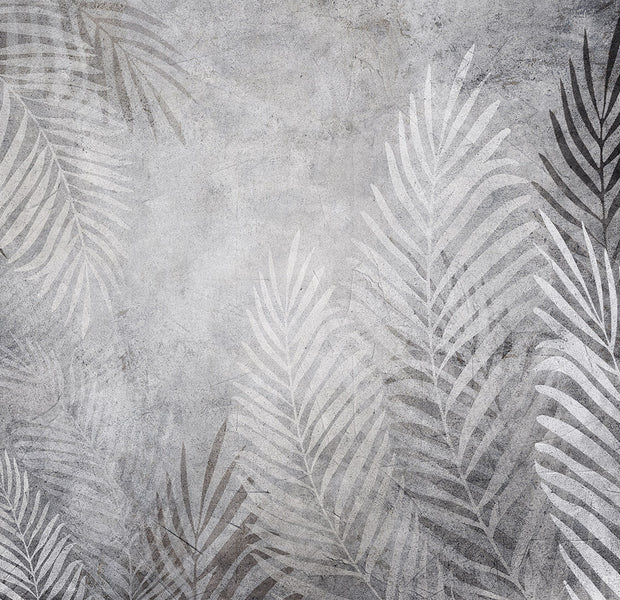 Peel & Stick Botanical Wall Mural - Palm Leaves in The Dark