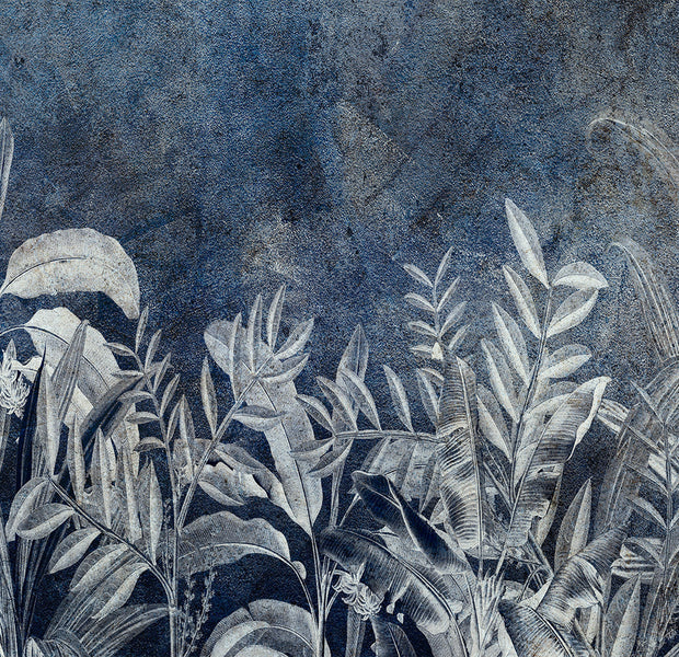 Peel & Stick Botanical Wall Mural - Vintage Night Jungle