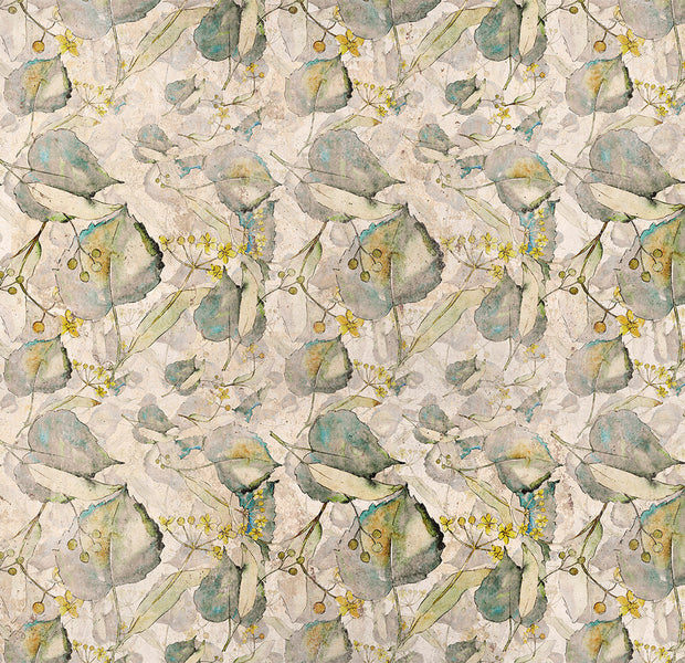 Peel & Stick Botanical Wall Mural - Yellow Autumn Souvenirs