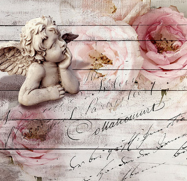 Peel & Stick Floral Wall Mural - Angel and Calm