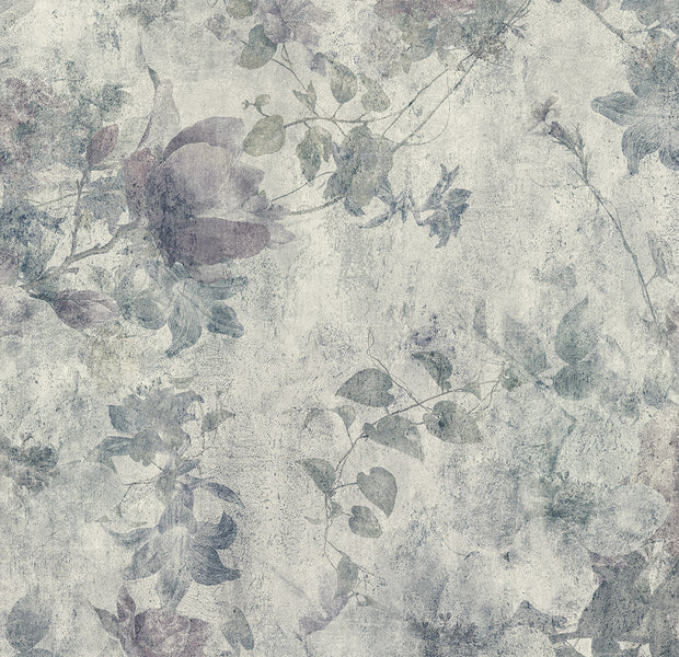 Peel & Stick Floral Wall Mural - Grey Garden