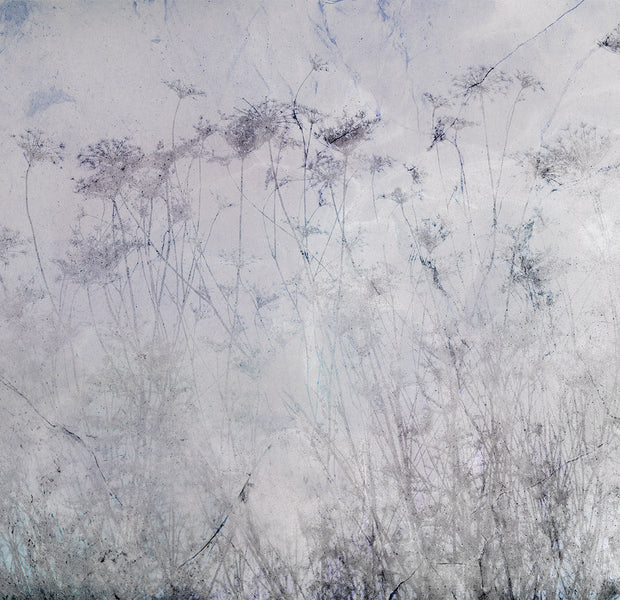 Peel & Stick Floral Wall Mural - Indian Summer Grey