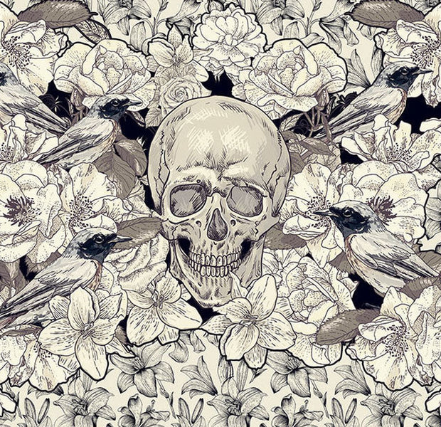 Peel & Stick Floral Wall Mural - Inspired by Art Nouveau