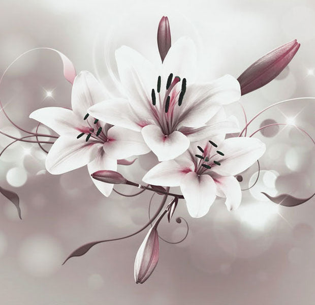 Peel & Stick Floral Wall Mural - Magnolias in Bloom