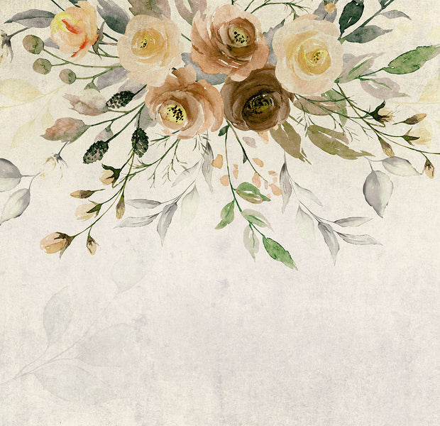 Peel & Stick Floral Wall Mural - Retro Summer Bloom