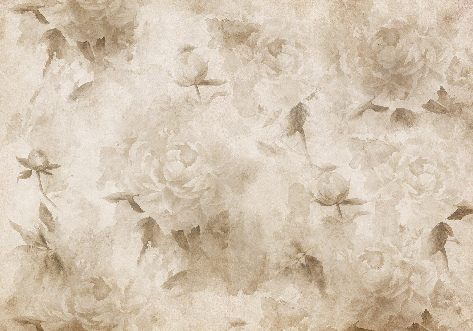 Peel & Stick Floral Wall Mural - Vintage Nature