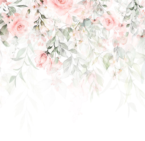 Peel & Stick Floral Wall Mural - Waterfall of Roses