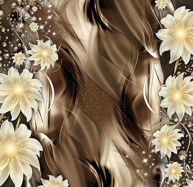 Peel & Stick Glam Wall Mural - Depths of Bronze