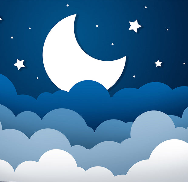 Peel & Stick Kids Wall Mural - Abstract Moon Dream