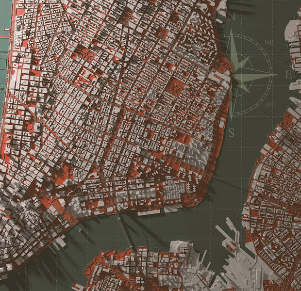 Peel & Stick Map Wall Mural - Meet Manhattan