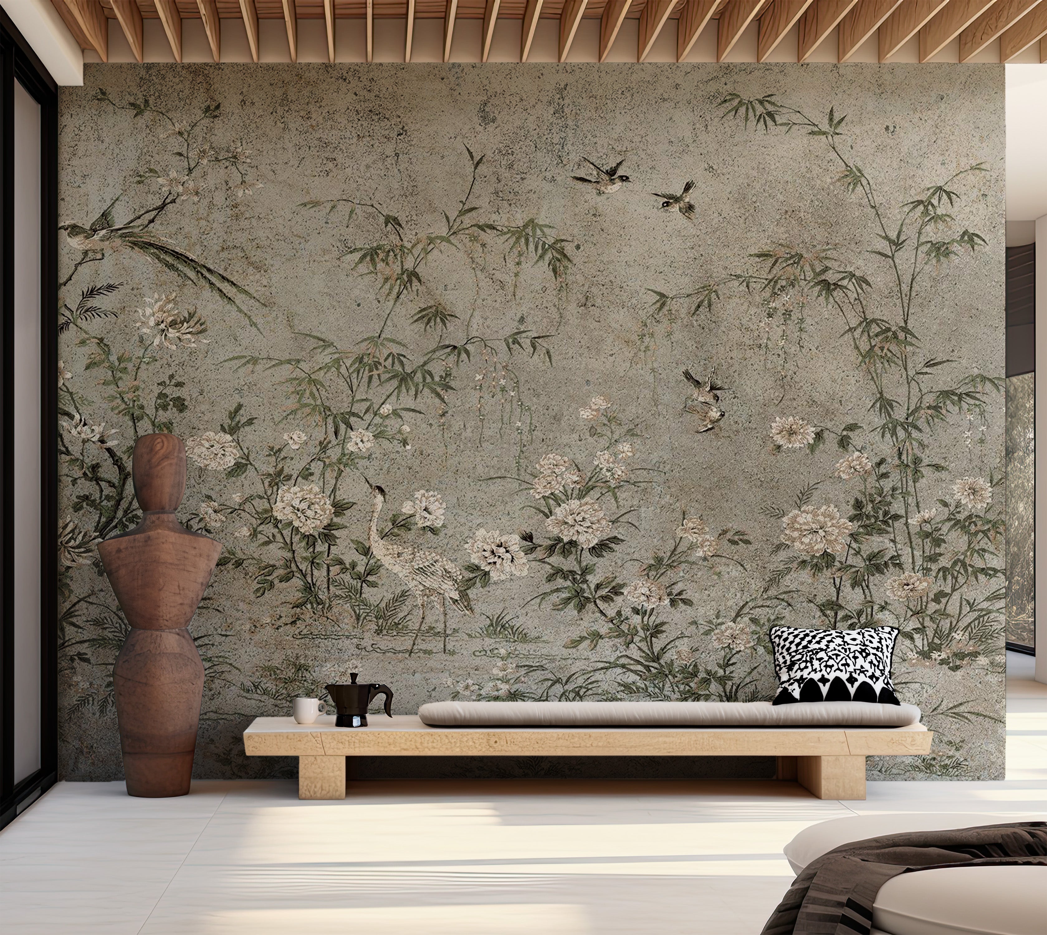 Peel & Stick Vintage Wall Mural - Eastern Fresco 38"Wx27"H