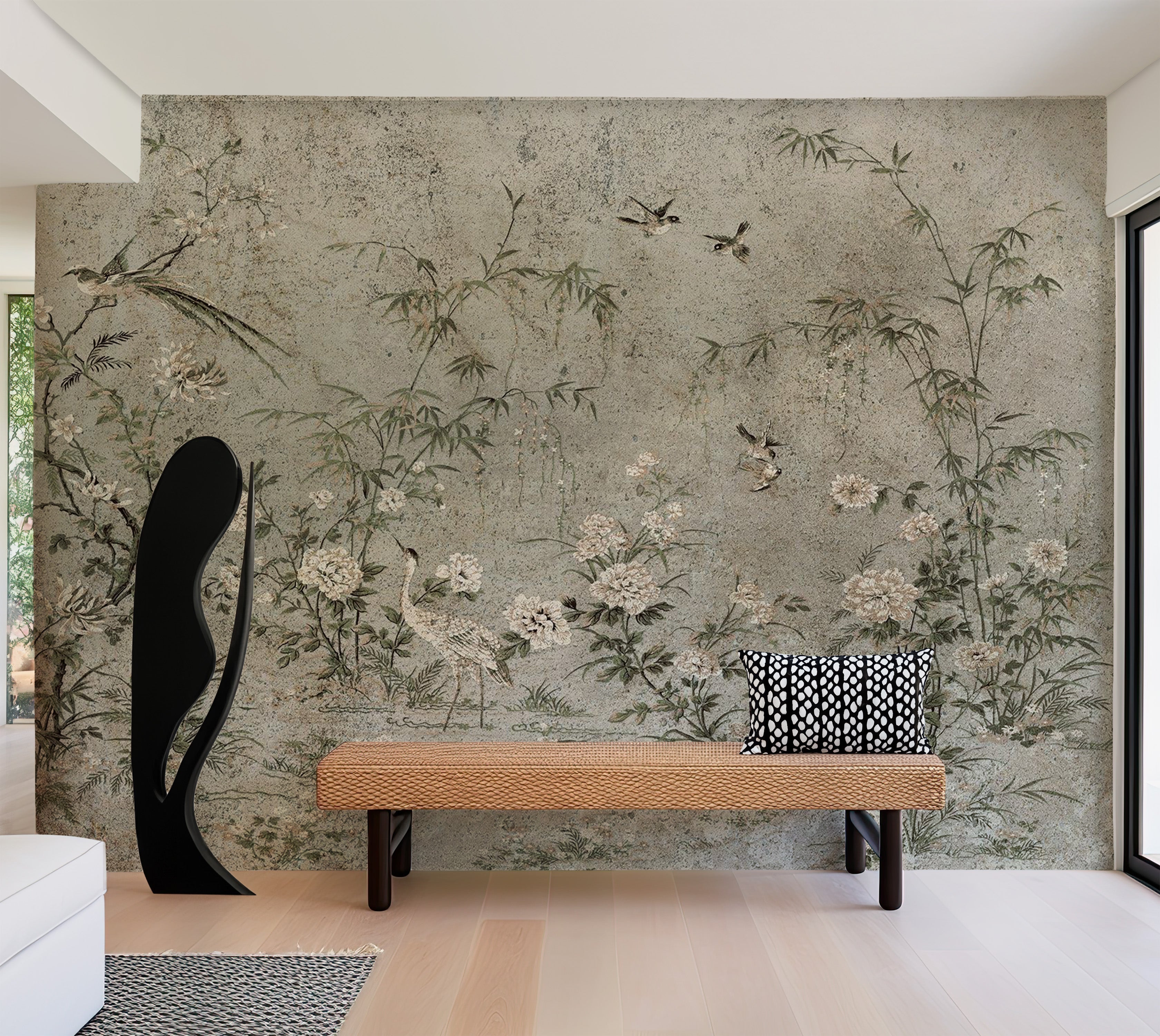 Peel & Stick Vintage Wall Mural - Eastern Fresco 38"Wx27"H