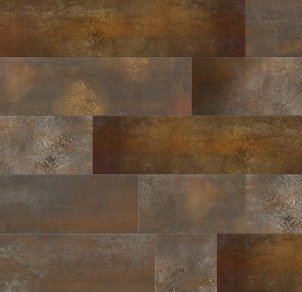 Peel & Stick Wall Mural - Brown Terracotta Tiles