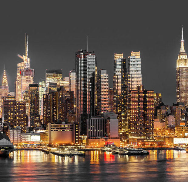 Peel & Stick Wall Mural - NYC Twilight