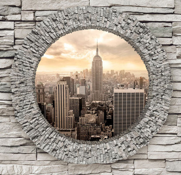Peel & Stick Wall Mural - Secret New York Window