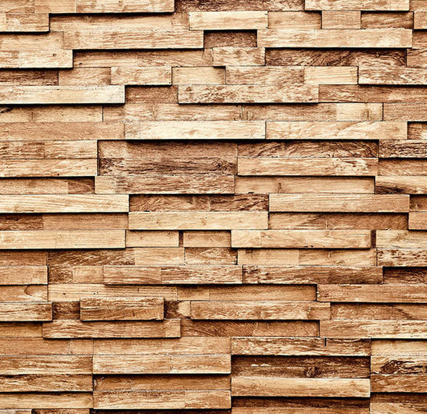 Peel & Stick Wall Mural - Small Wooden Strips