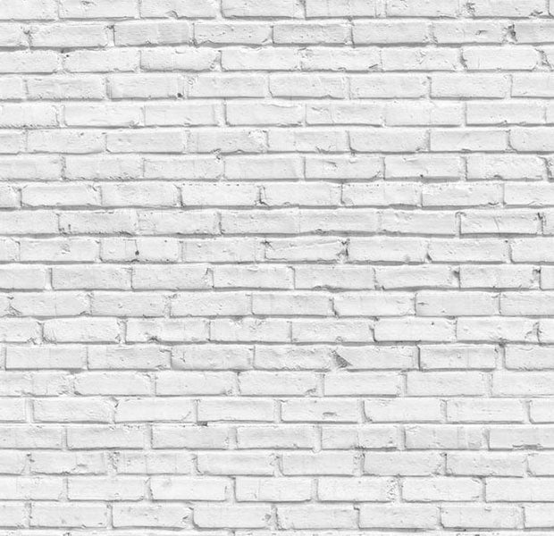 Peel & Stick Wall Mural - White Stone Brick Wall