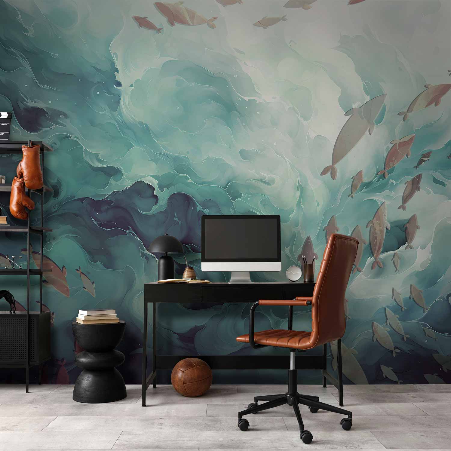 Premium Animal Wall Mural - Fish In The Ocean