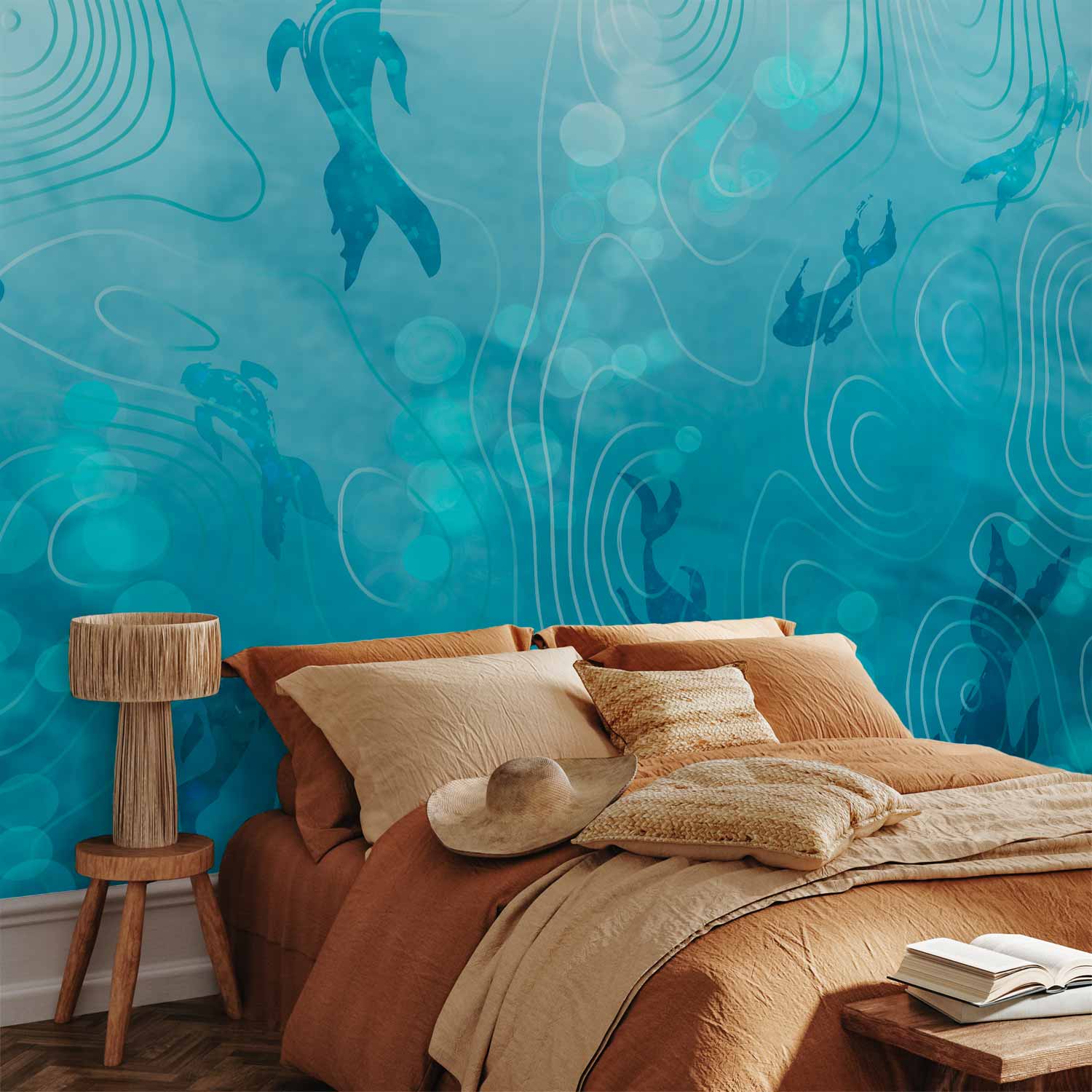 Premium Animal Wall Mural - Japanese Pond