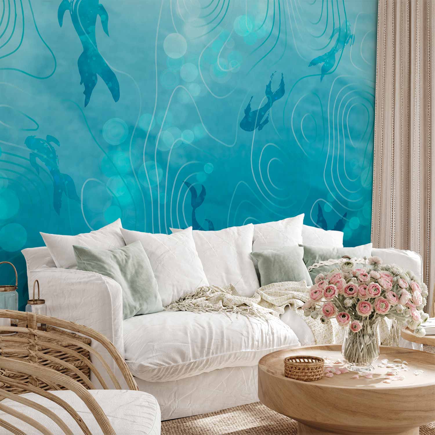 Premium Animal Wall Mural - Japanese Pond