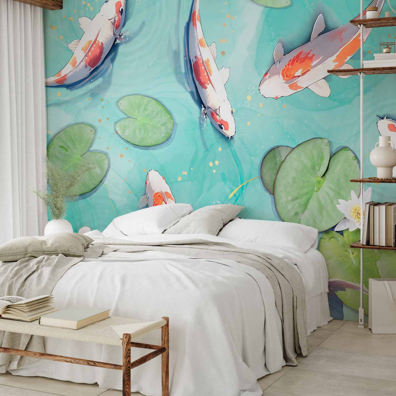 Premium Animal Wall Mural - Pond In Japan