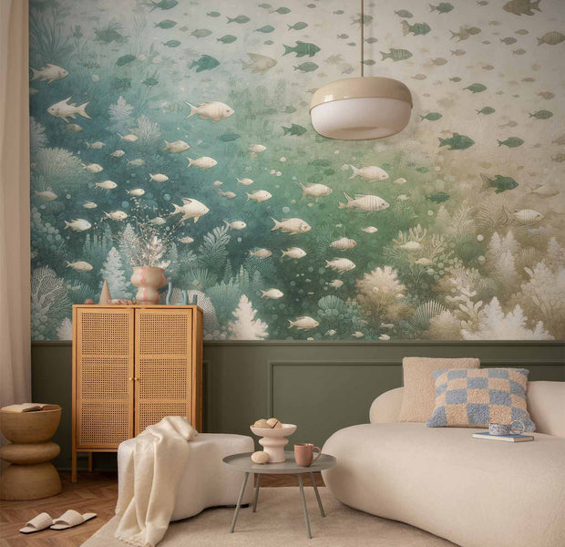 Premium Animal Wall Mural - The Marine World