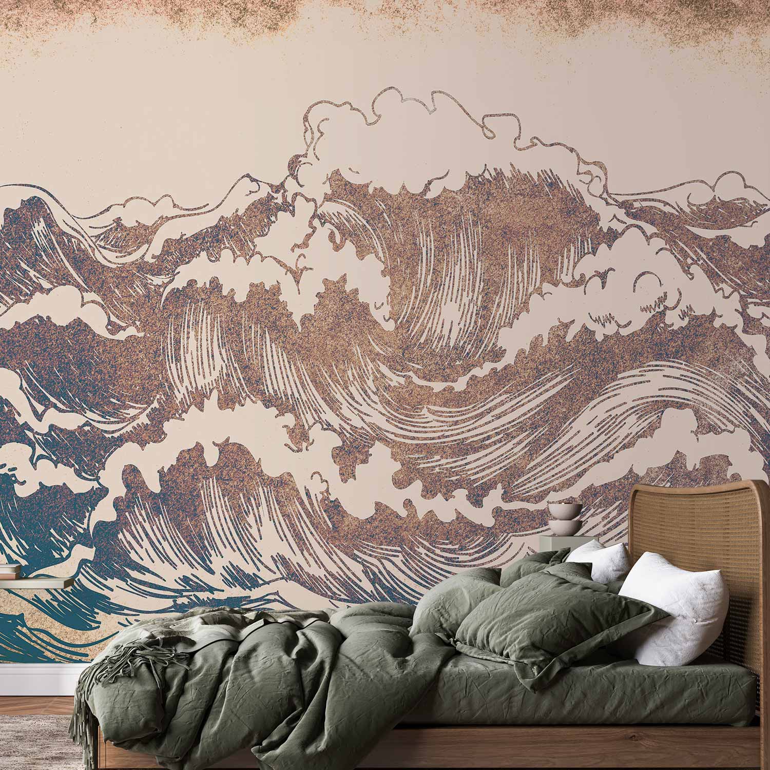 Premium Landscape Wall Mural - Giant Waves