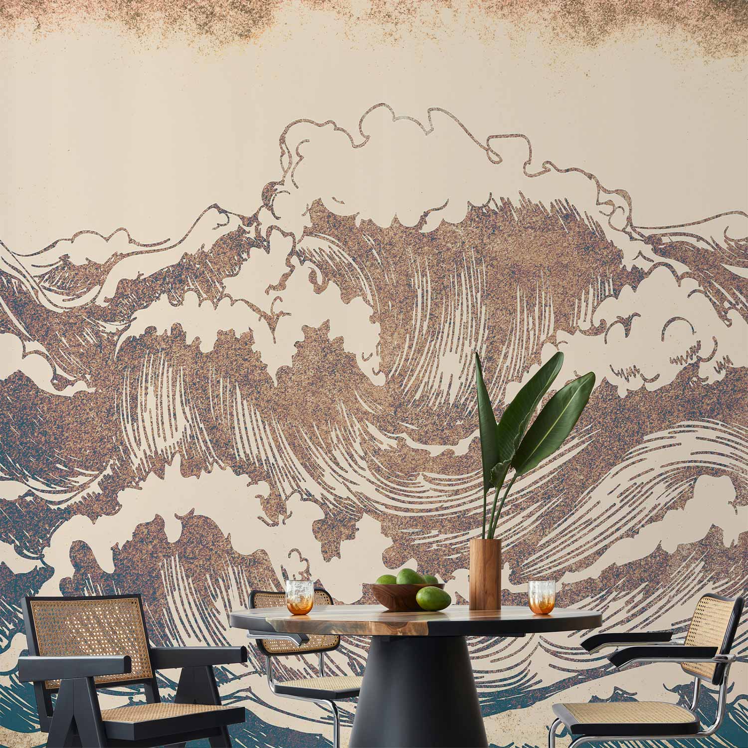 Premium Landscape Wall Mural - Giant Waves