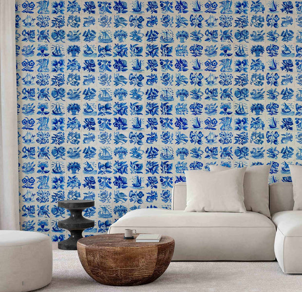 Premium Photo Wall Mural - Azulejos Tiles – Traditional Portuguese Ceramic Tiles