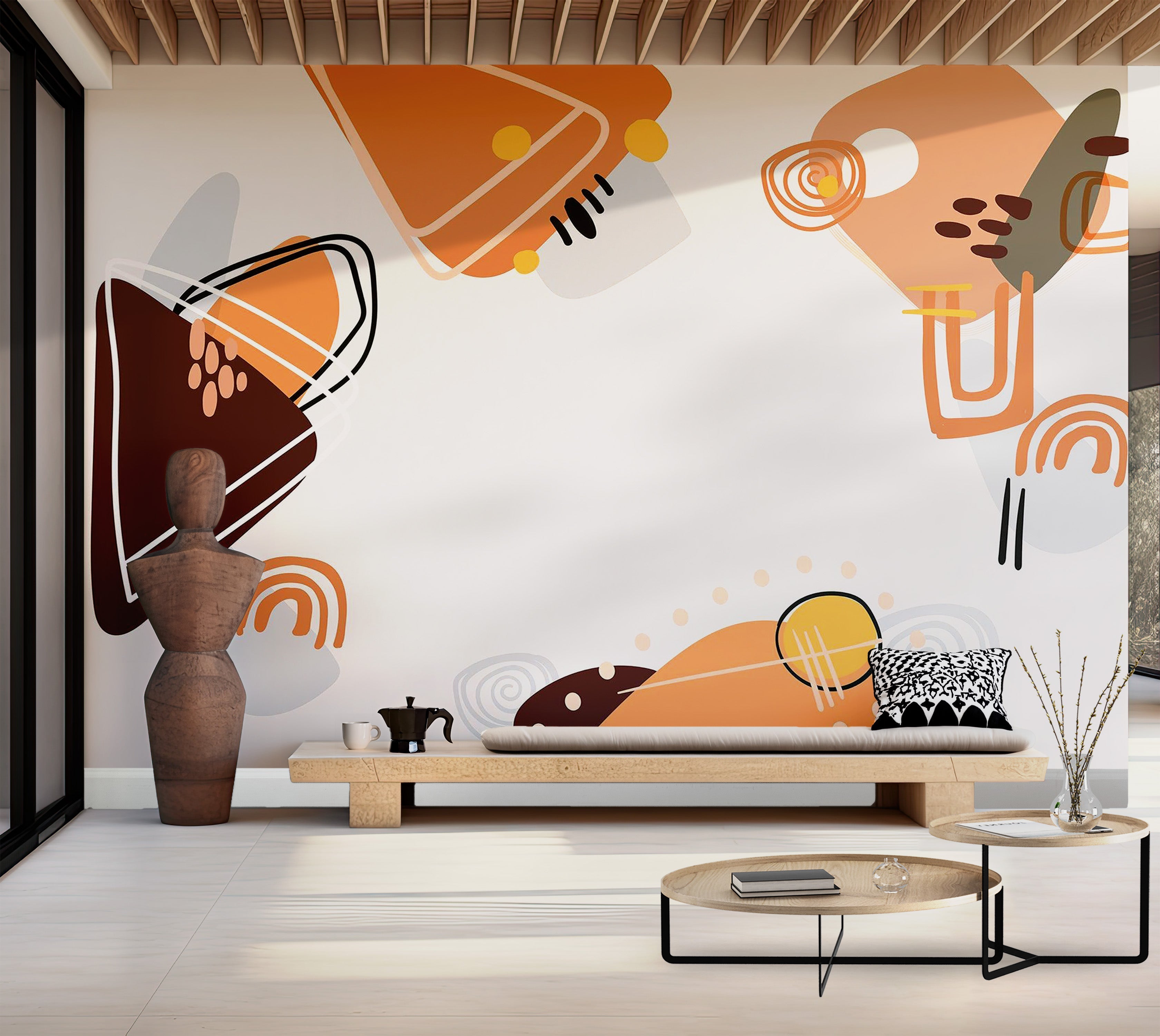 Premium Peel & Stick Wall Mural - Abstract Art