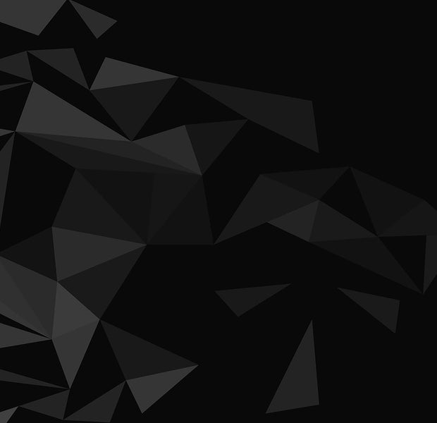 Abstract black geometric triangle pattern as wall mural in an interior setting